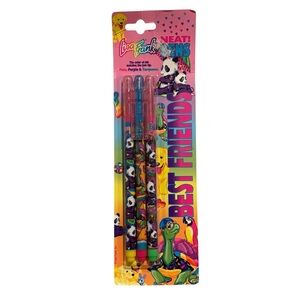 NEW Vintage Lisa Frank Neat Pens Best Friends Panda Turtle